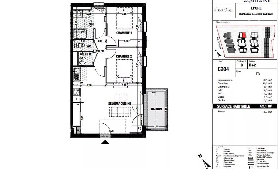 Photo 2 - Appartement à Belin-Béliet