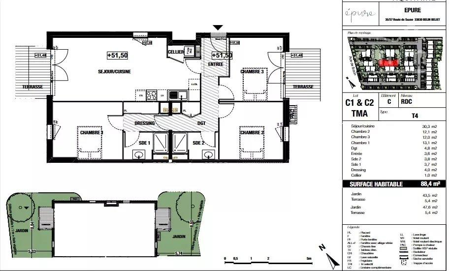 Photo 2 - Appartement à Belin-Béliet