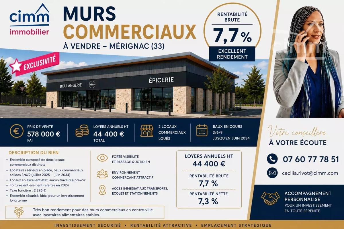 Photo principale - Commerce à Mérignac