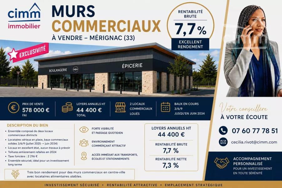 Photo principale - Commerce à Mérignac