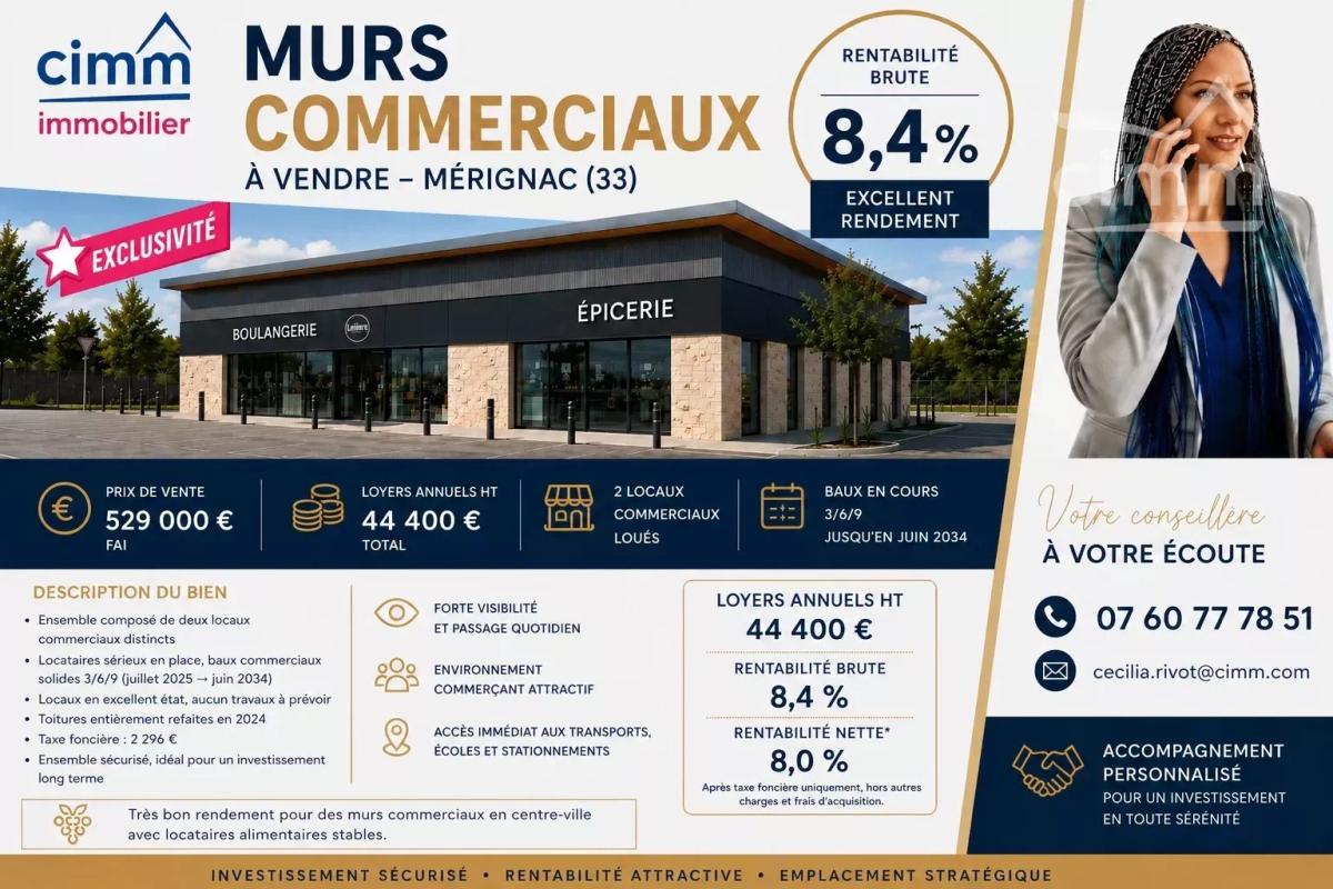 Photo principale - Commerce à Mérignac